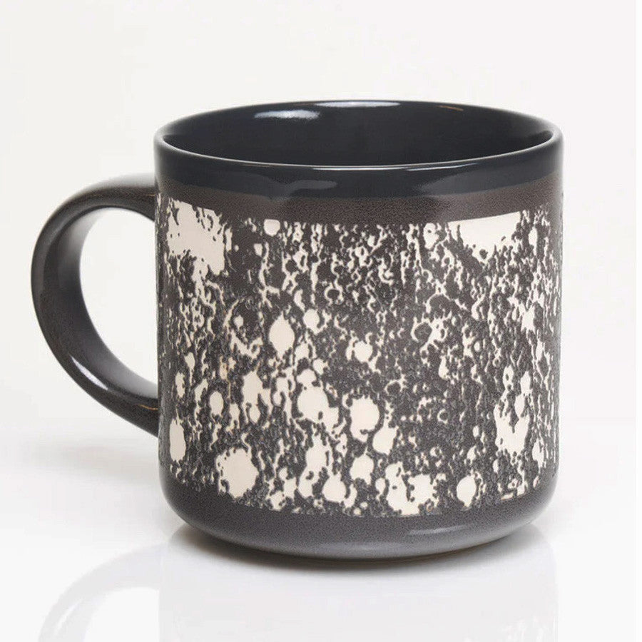 Lunar Surface Hand Carved 15 oz Ceramic Mug