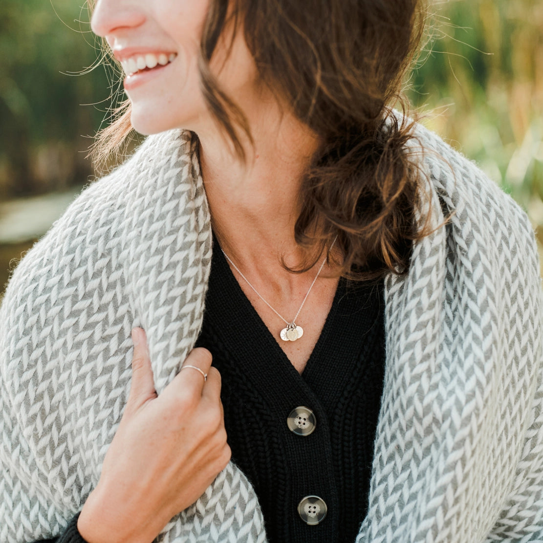 Cummings Sun Moon & Stars Necklace - Silver or Gold