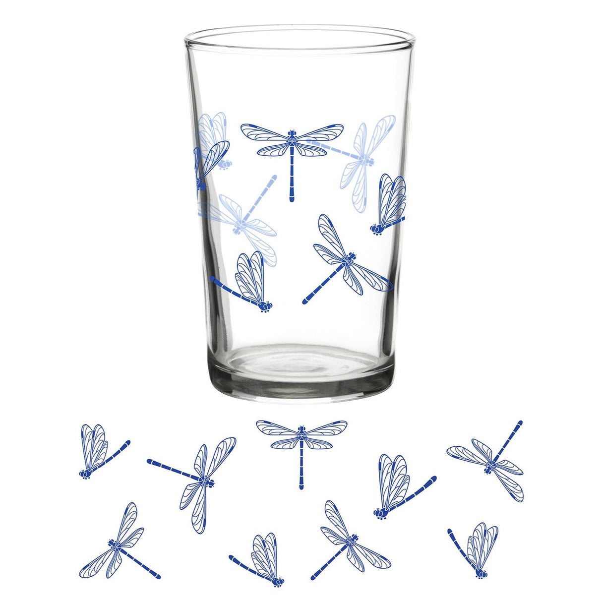 Vintage 7 oz Juice Glass - Dragonfly
