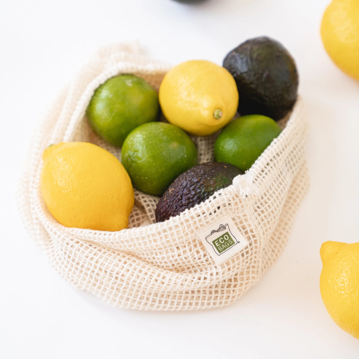 Packaged Organic Cotton Medium Mesh Bag | 3 Pack