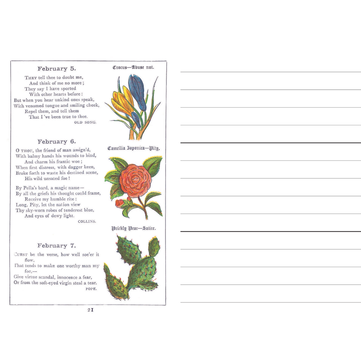 The Floral Birthday Book