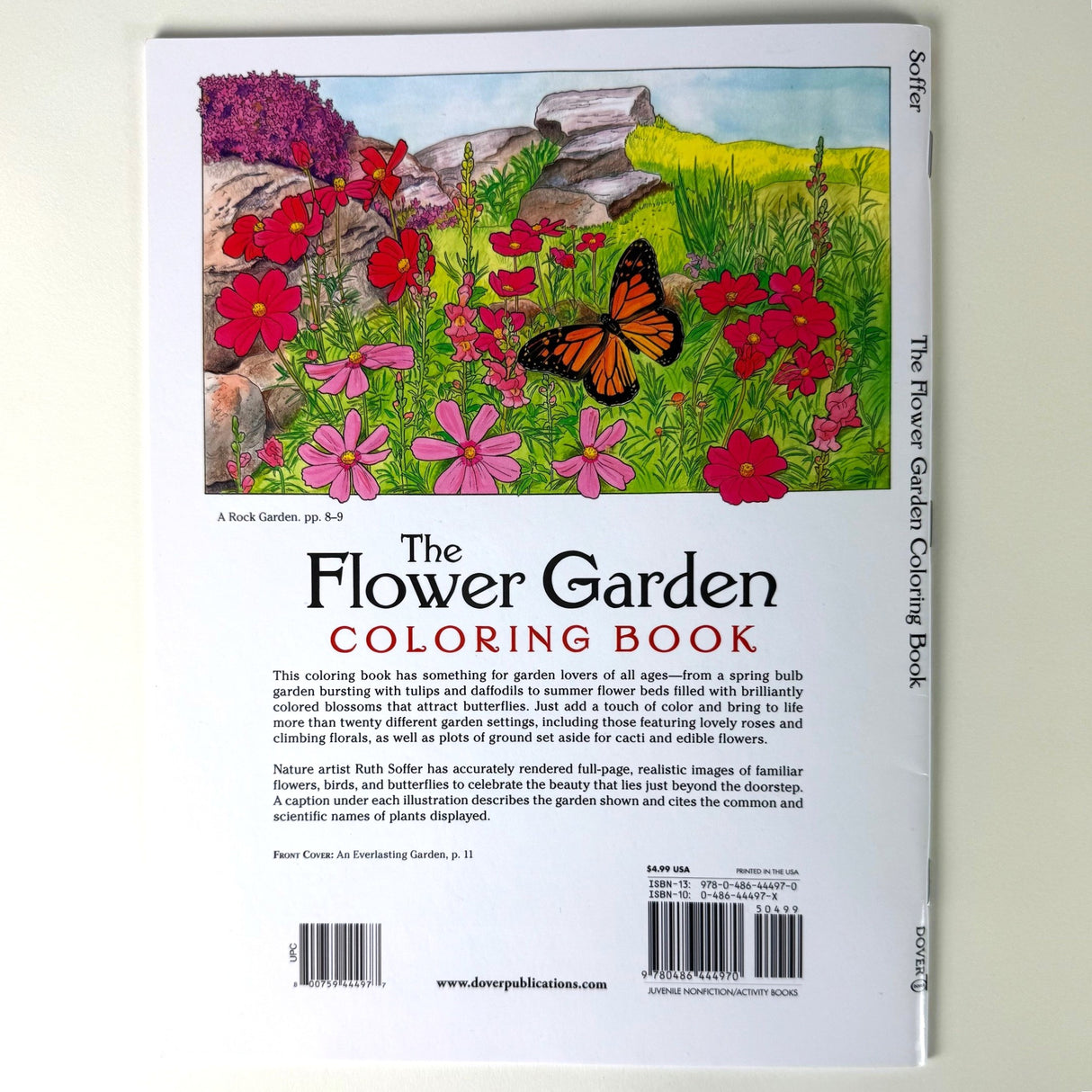 The Flower Garden Coloring Book