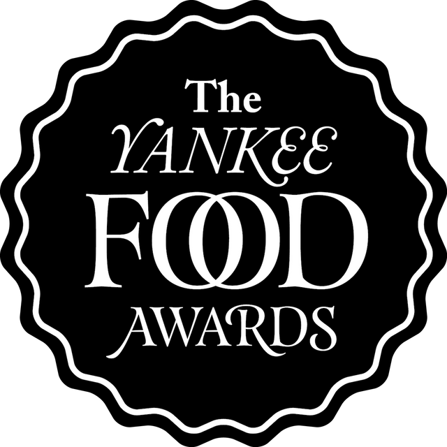 a black medallion style logo with the text "The Yankee Food Awards"
