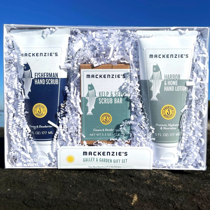 the Galley & Garden gift set in its gift packaging