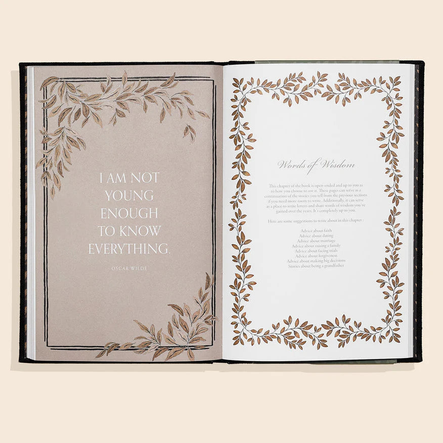 Grandpa's Story: A Memory and Keepsake Journal for My Family