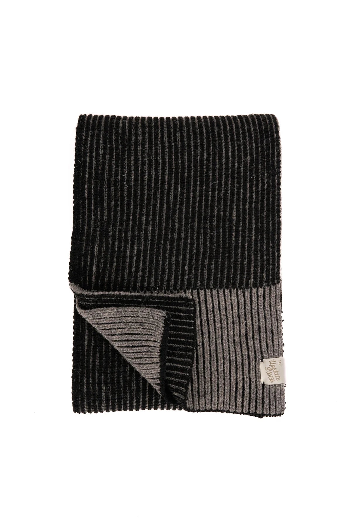 U.S. Ragg Wool Scarf - Grey Tweed