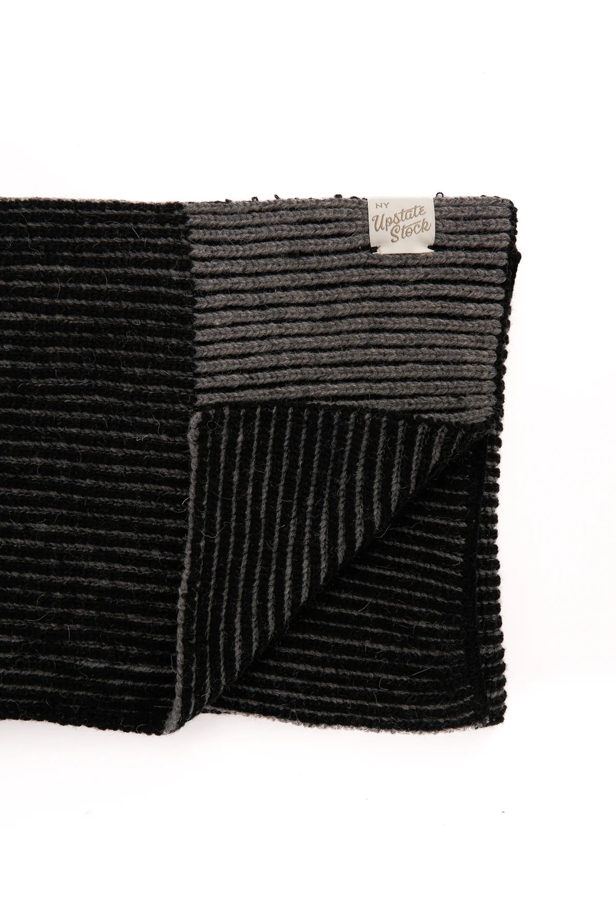 U.S. Ragg Wool Scarf - Grey Tweed