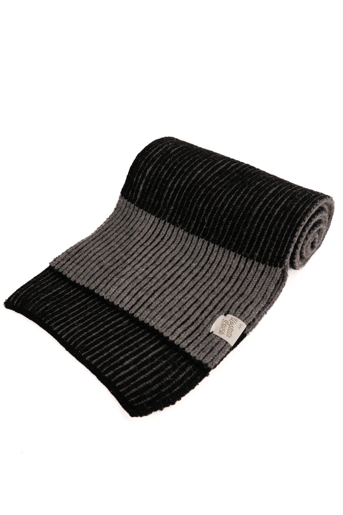 U.S. Ragg Wool Scarf - Grey Tweed