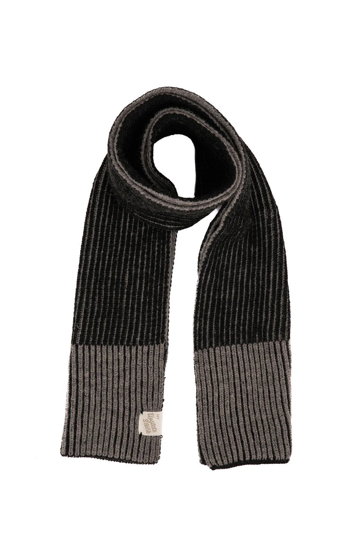 U.S. Ragg Wool Scarf - Grey Tweed