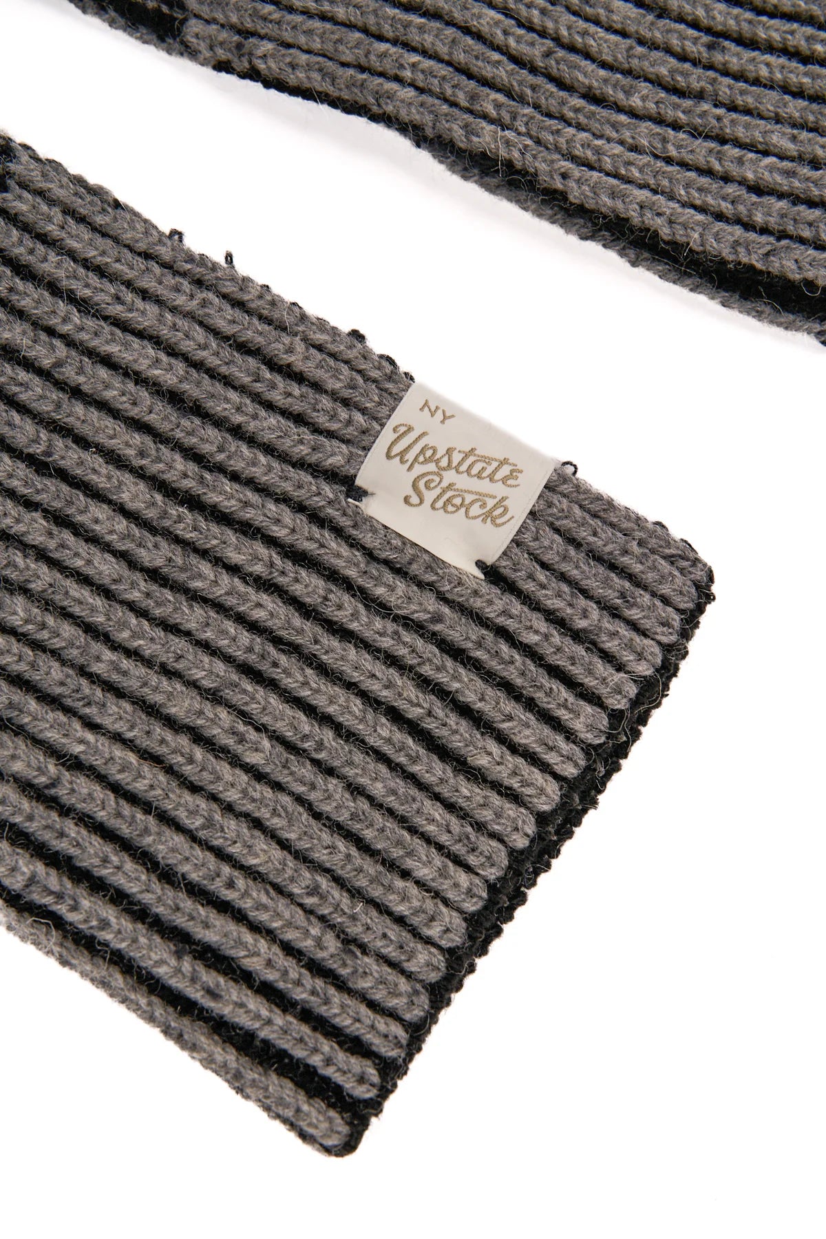 U.S. Ragg Wool Scarf - Grey Tweed
