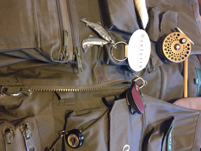 Trout Pewter Keyring