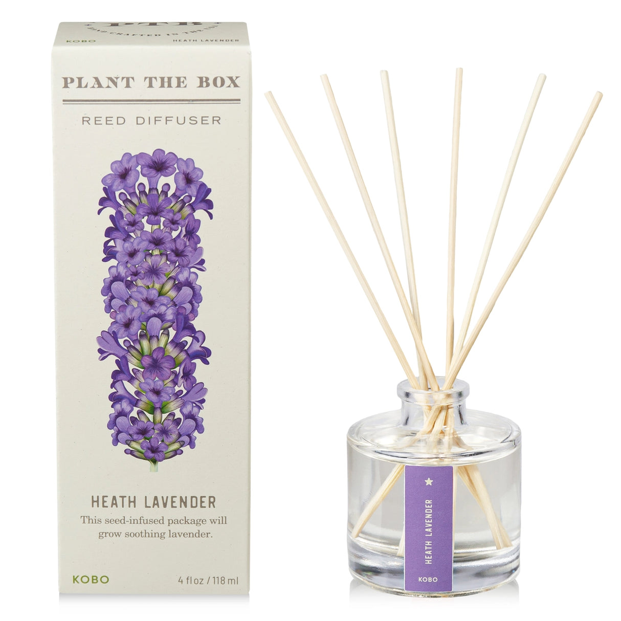 Heath Lavender - Plant the Box Diffuser - 4oz