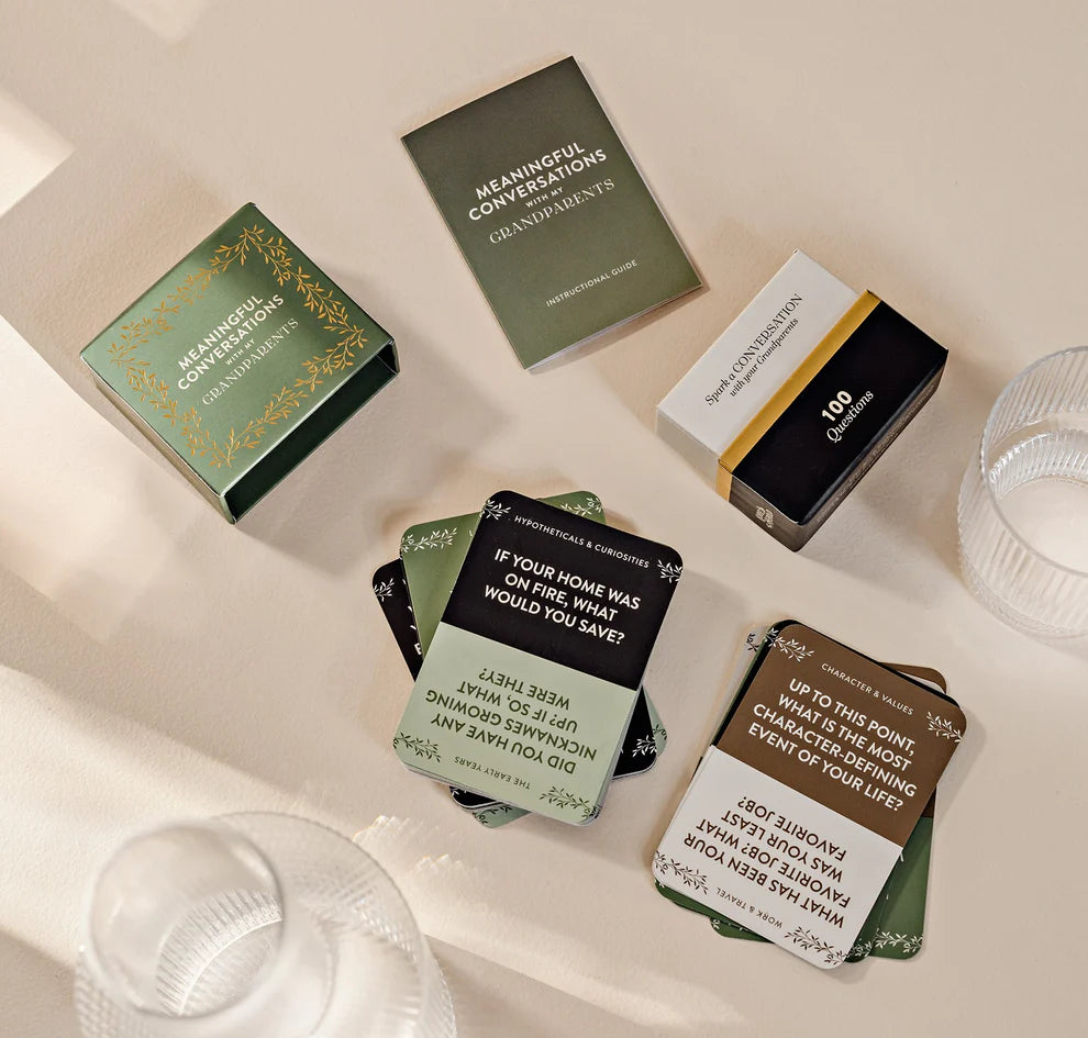 Meaningful Conversations with my Grandparents: 100 Interactive Conversation Cards for Families