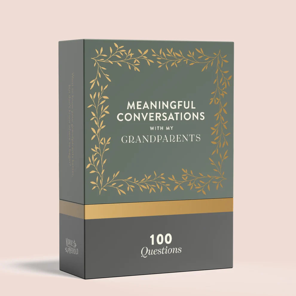 Meaningful Conversations with my Grandparents: 100 Interactive Conversation Cards for Families