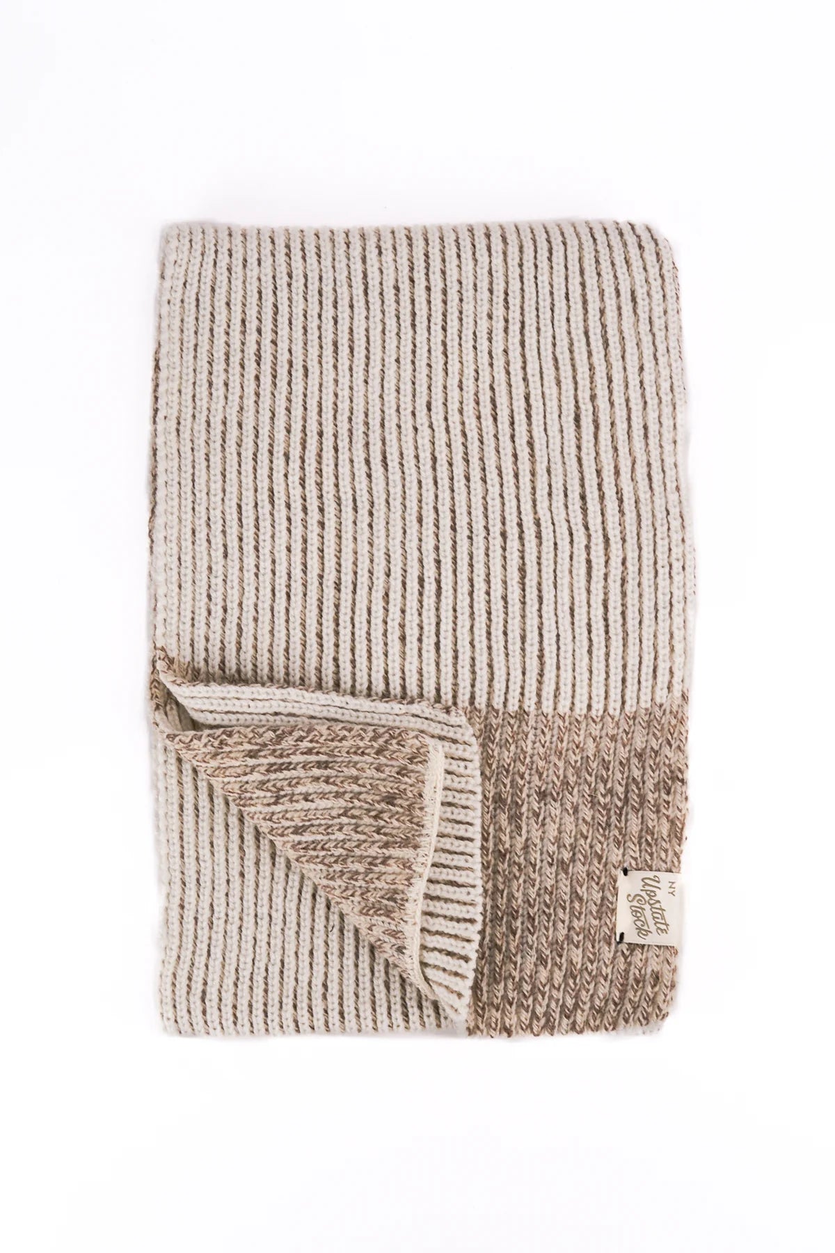 U.S. Ragg Wool Scarf - Oatmeal Melange