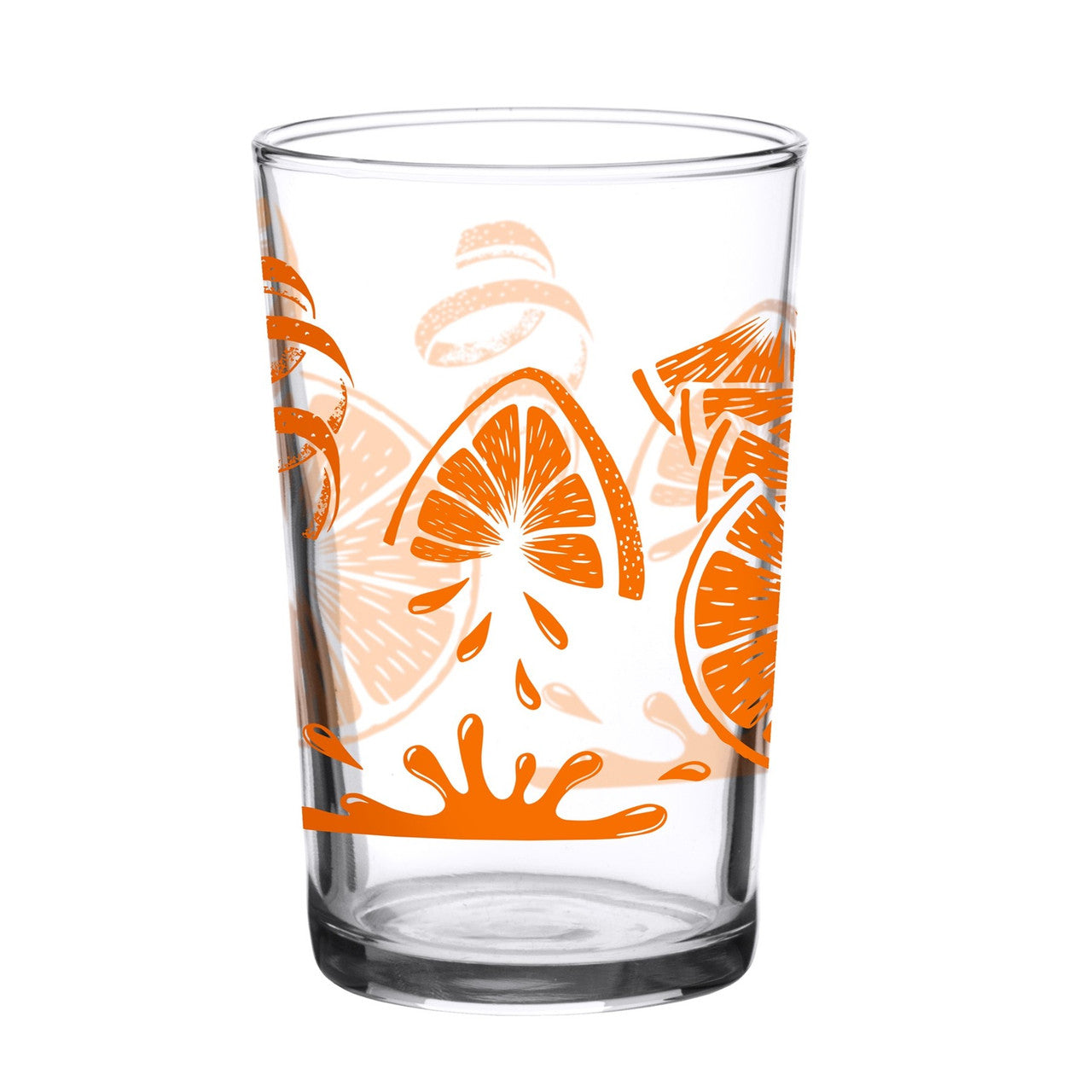 Vintage 7 oz Juice Glass - Orange