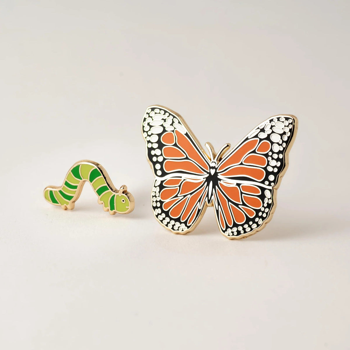 Butterfly & Caterpillar Pins Set – The Old Farmer's Almanac Store