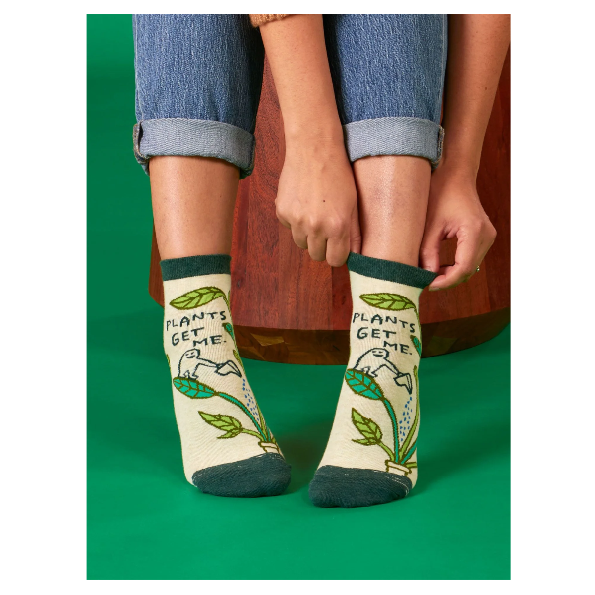 Plants Get Me Ankle Socks