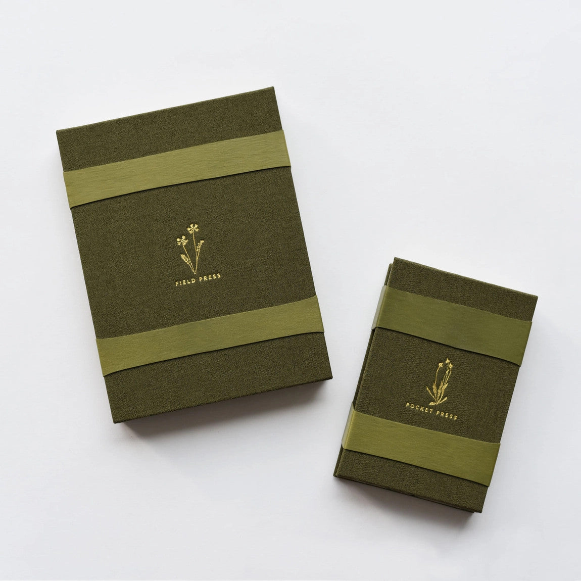 The Field press alongside the Pocket Press to show size difference