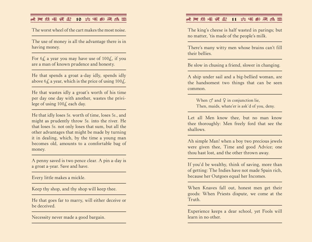 Poor Richard's Almanack