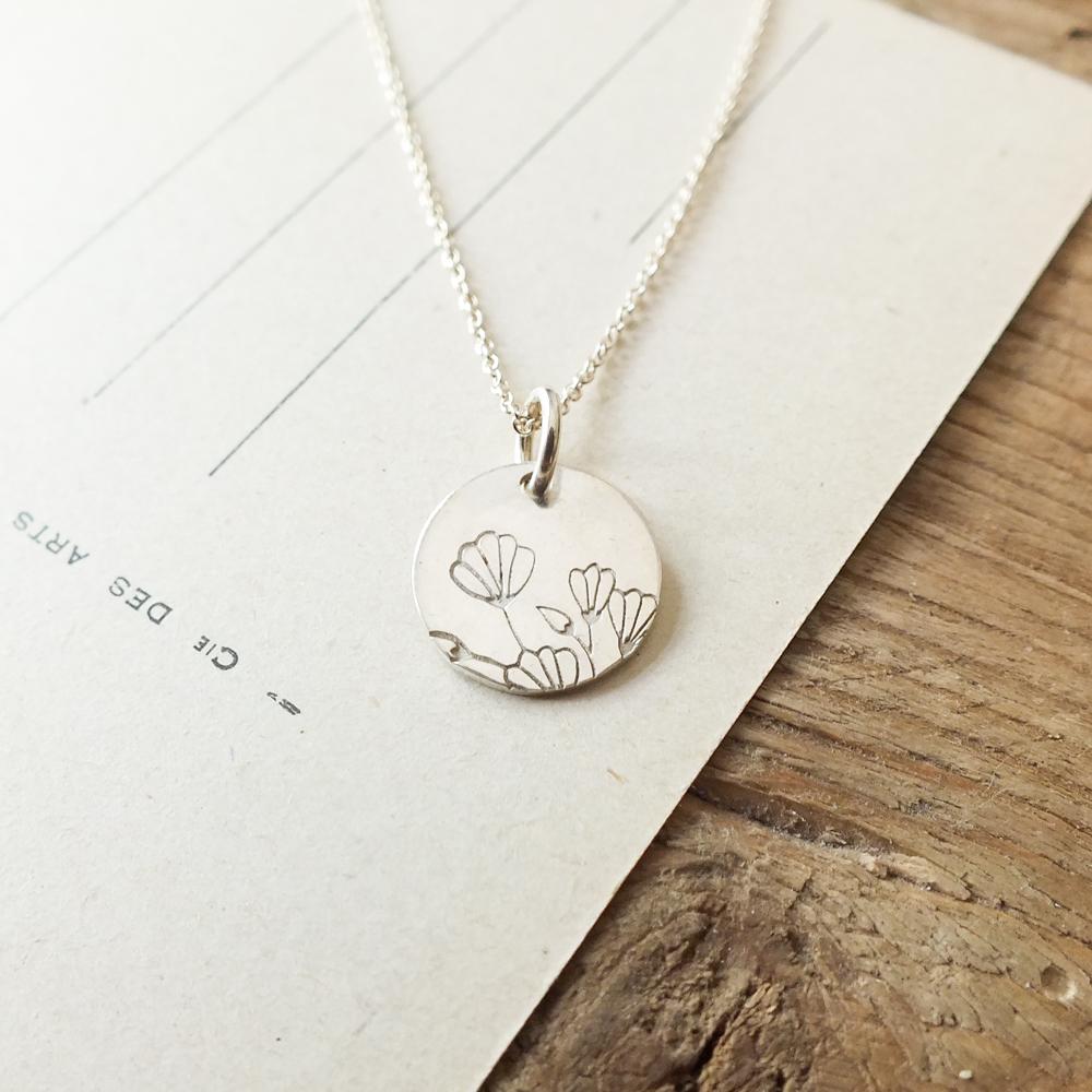 Blossom Necklace - Silver or Gold