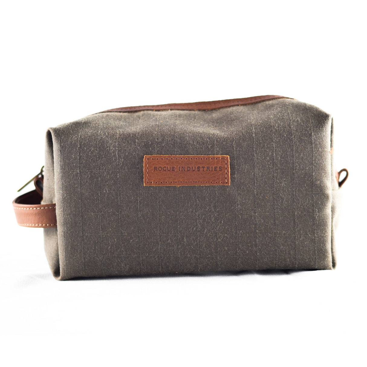 Waxed Canvas Dopp Kit - Brown