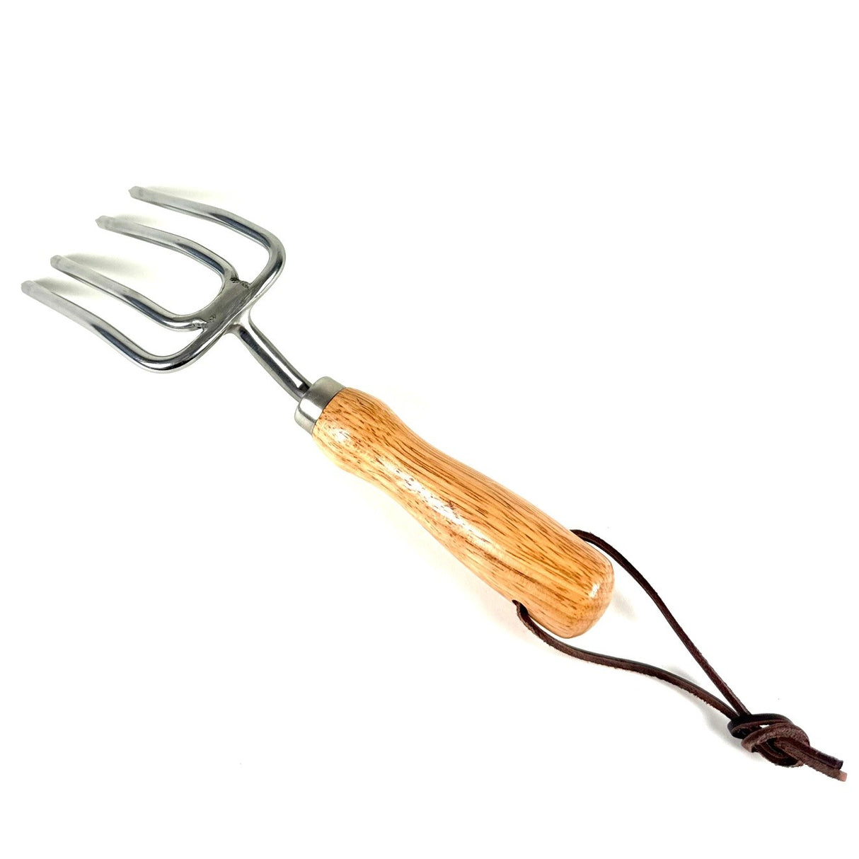 Round Tine Fork with Birch Handle