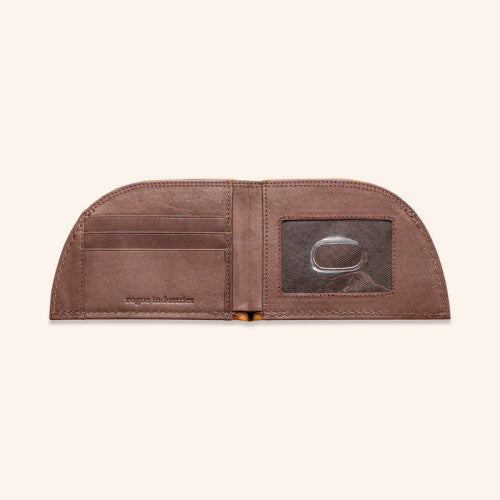 Moose Leather Front Pocket Wallet (brown)