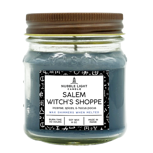 Salem Witch's Shoppe 8oz Scented Soy Candle