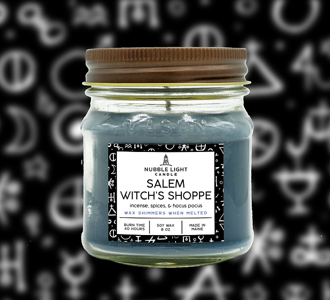 Salem Witch's Shoppe 8oz Scented Soy Candle