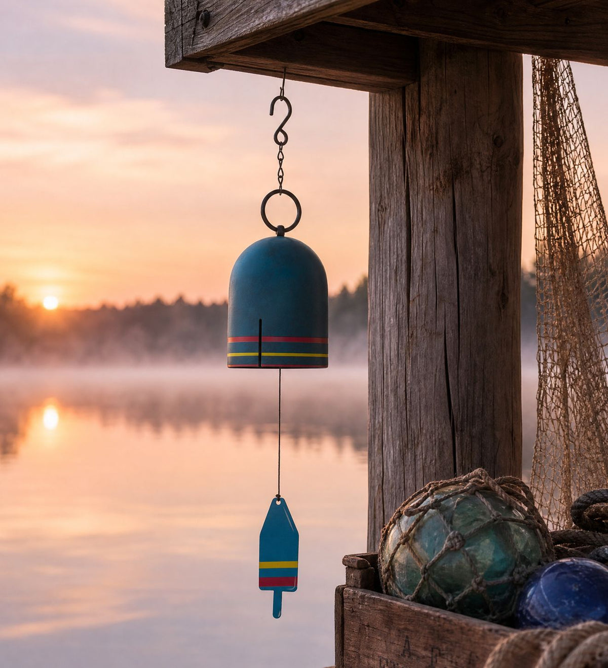 Waterview Wind Bell 4" - Buoy
