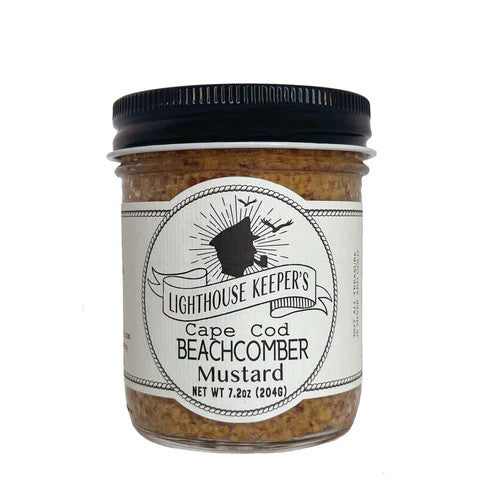a jar of Cape Cod Beachcomber Mustard