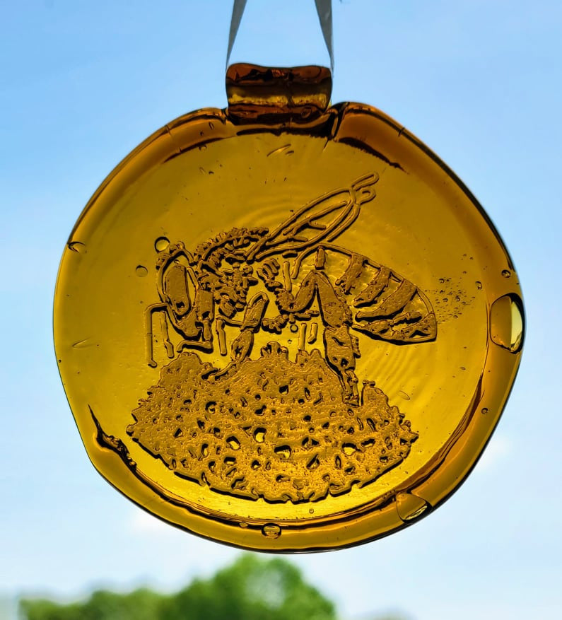 Old Hancock Bee Suncatcher