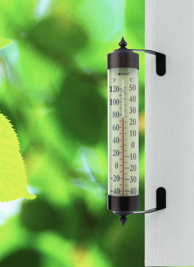 Grande View 12" Thermometer - Bronze Patina