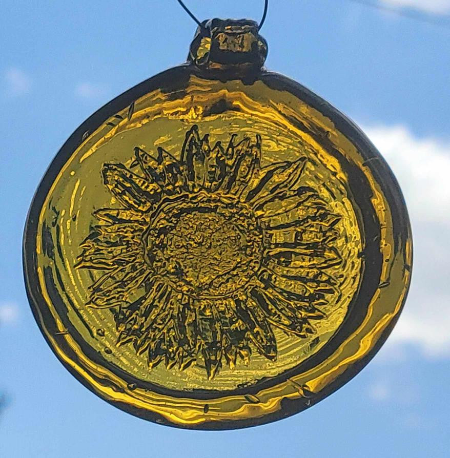 Old Hancock Sunflower Suncatcher