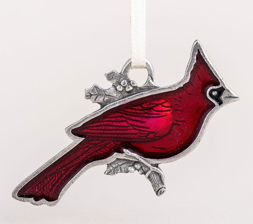 Cardinal Pewter Ornament