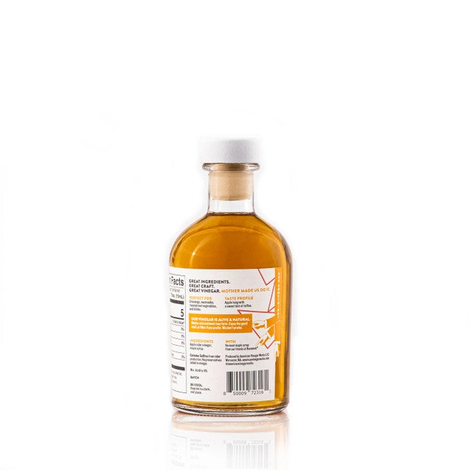 back label of the Maple Cider Vinegar