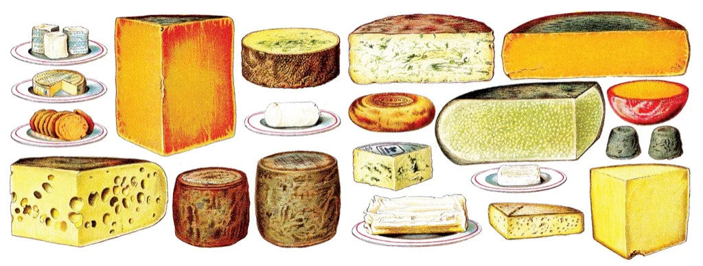 Full wraparound image from cheese coffee mug.