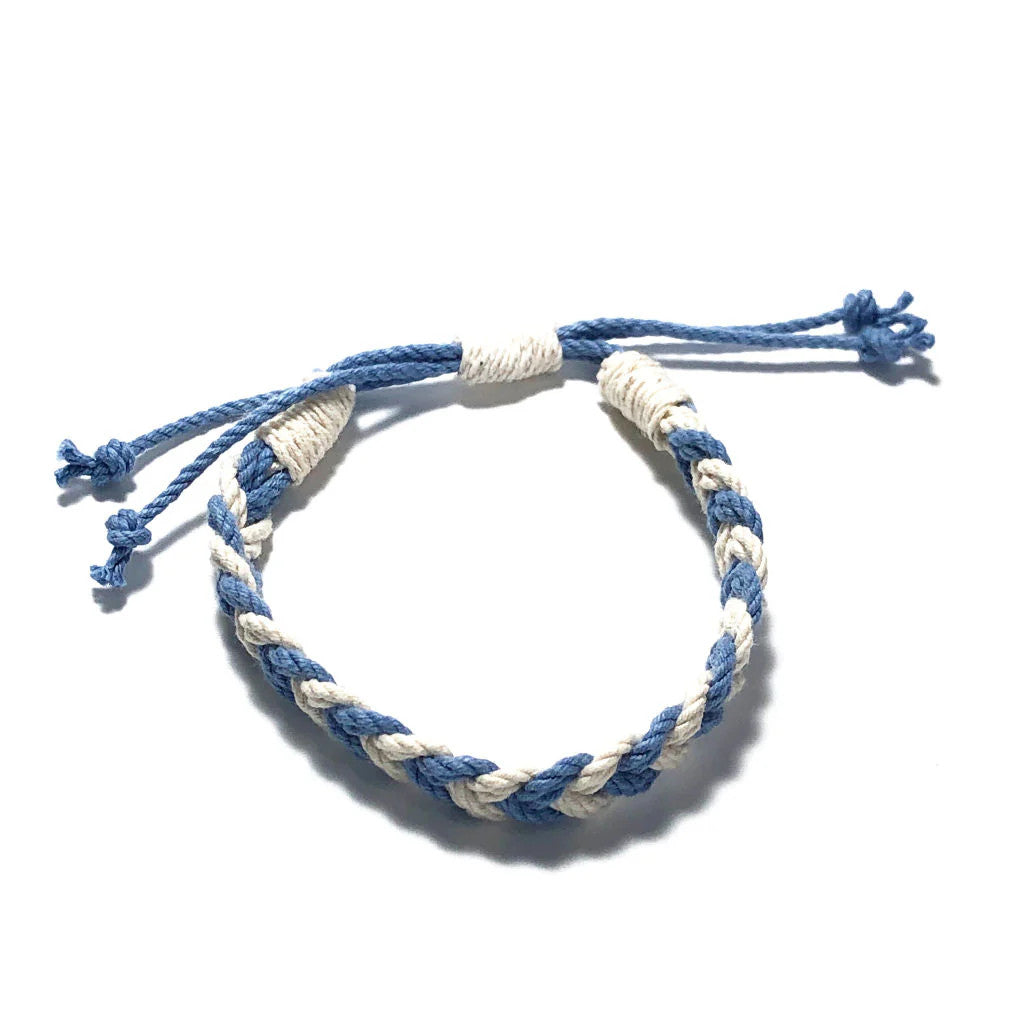 Adjustable Chevron Bracelet Woven 3/8"