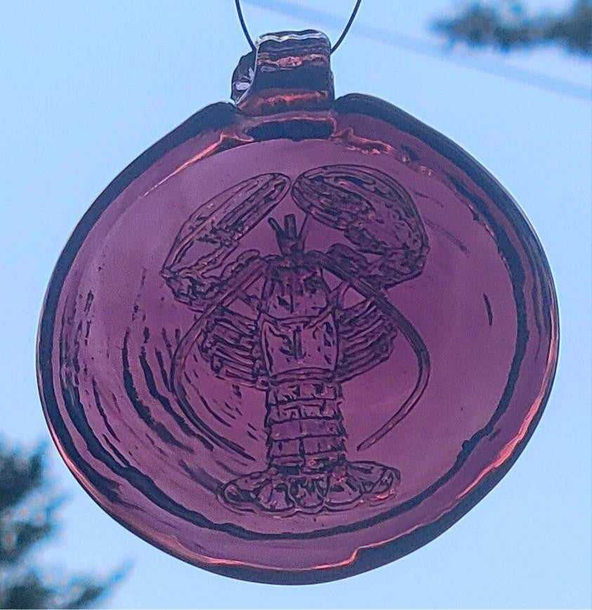 Old Hancock Lobster Suncatcher