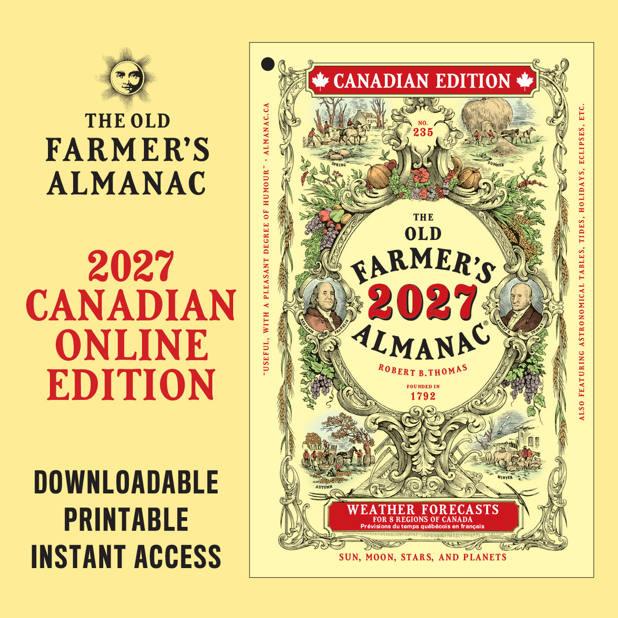 Online Canadian Edition - 2027 - The Old Farmer's Almanac