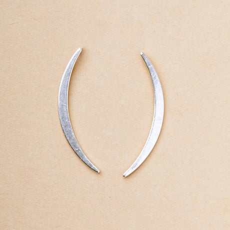 Gibbous Slice Stud Earrings