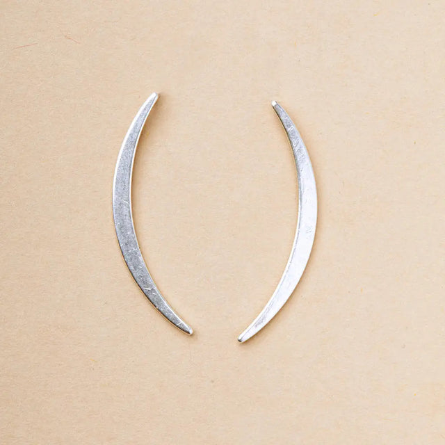 Gibbous Slice Stud Earrings