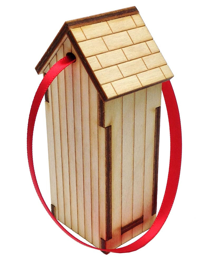 Old Farmer's Almanac Outhouse Ornament