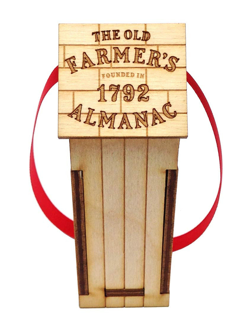 Old Farmer's Almanac Outhouse Ornament