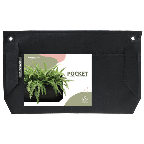 the junior pocket wall planter shown from the front against a white background