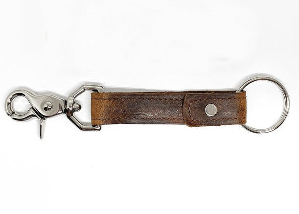 Keychain made with Moose Leather