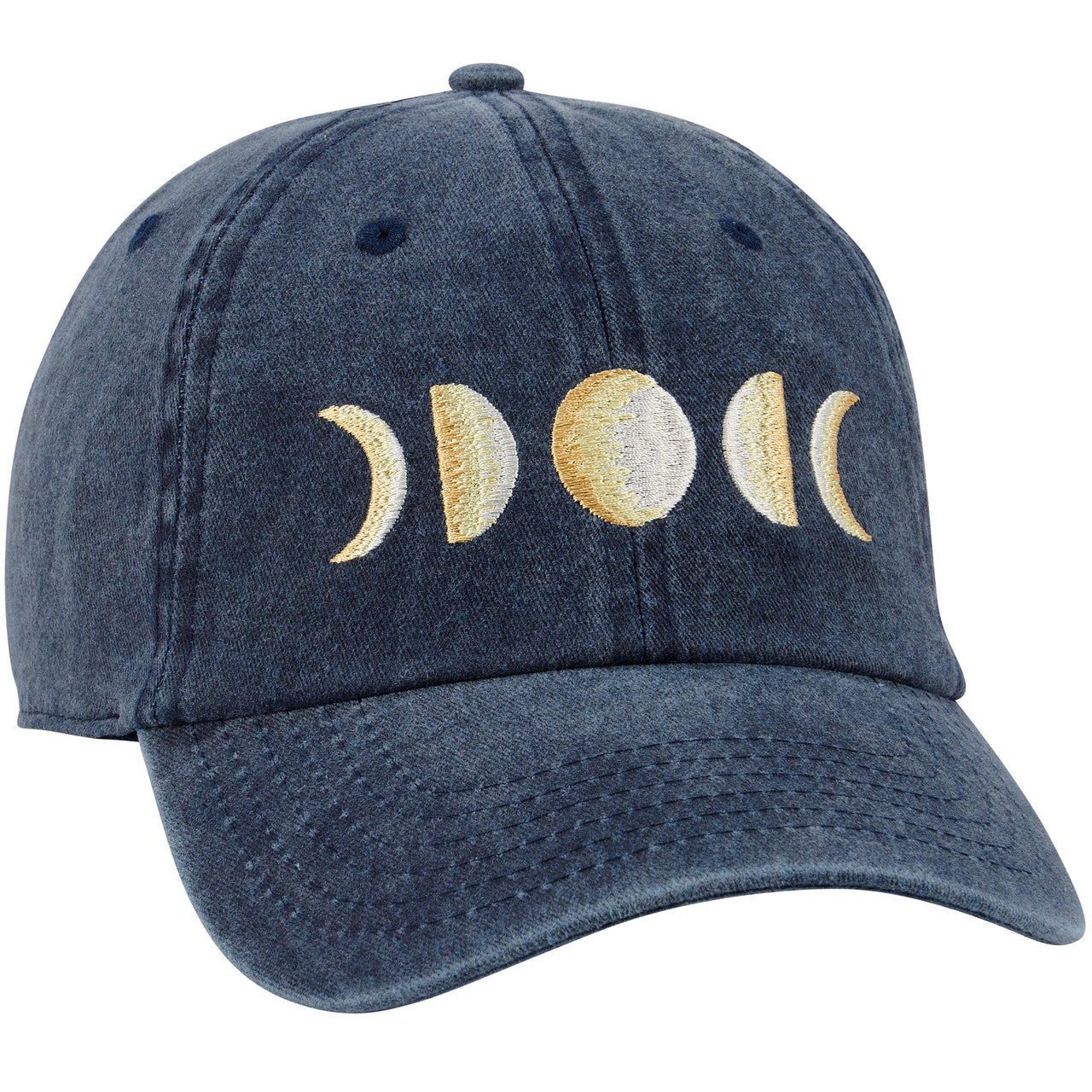 cotton baseball cap featuring an embroidered "It's Just A Phase" embroidery