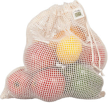ECOBAGS Organic Mesh Produce Bag Sack