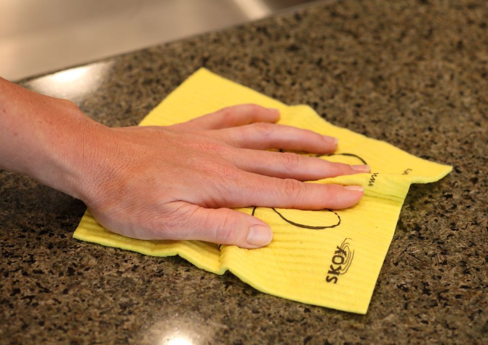 Skoy Cloth 4 Pack Mixed Colors - Reusable Swedish Dishcloth